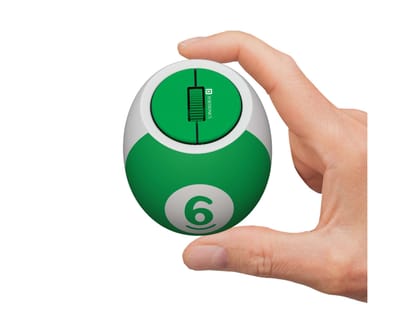 Portronics Toadplay Billiards Upto 2400 DPI Adjustable, Bluetooth 5.0 & 2.4GHz RF, Type C Rechargeable Battery, Premium Soft Silicone Material