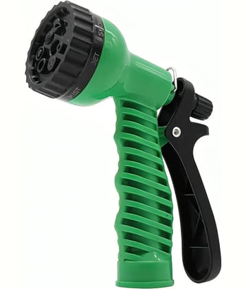 7 in 1 Water Gun Multi Pattern High Pressure Car Bike (Pack of 1)