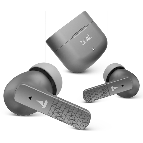 boAt Airdopes 91 | Wireless Earbuds with 45 Hours Playback, BEAST™ Mode, ASAP™ Charge, Dual Mics with ENx™ Technology Mist Grey