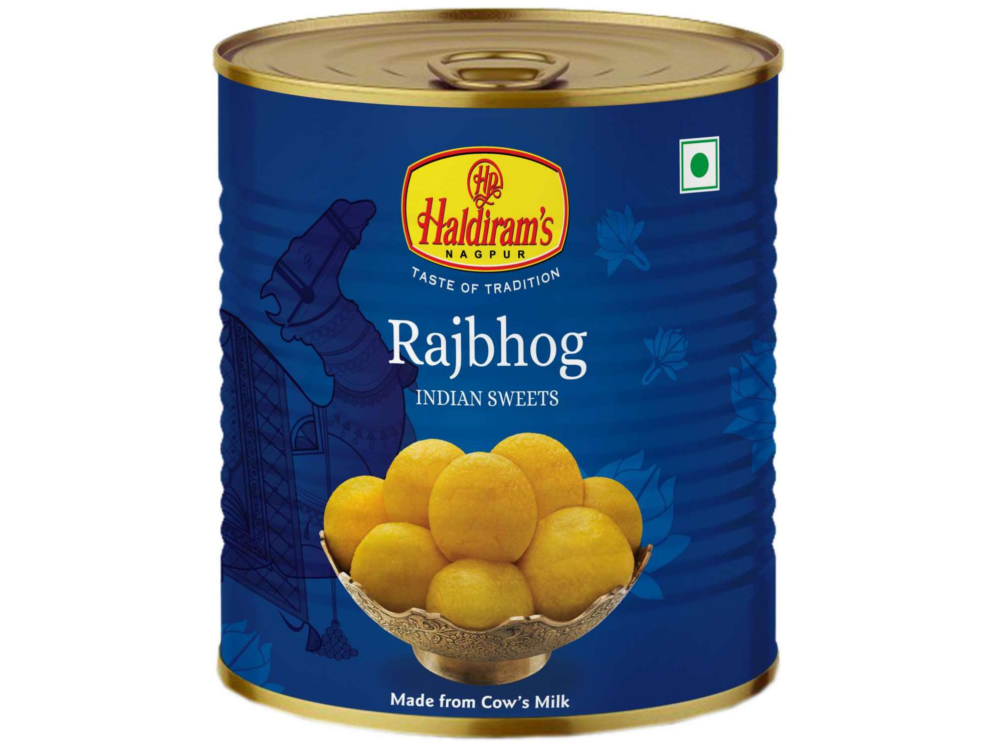 Haldiram's Rajbhog Tin Sweets - 1 Kg - Pack of 2
