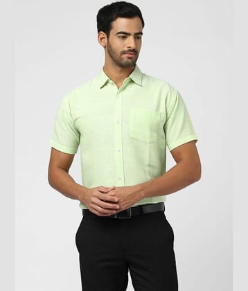 DESHBANDHU DBK - Green Cotton Regular Fit Men's Formal Shirt ( Pack of 1 )