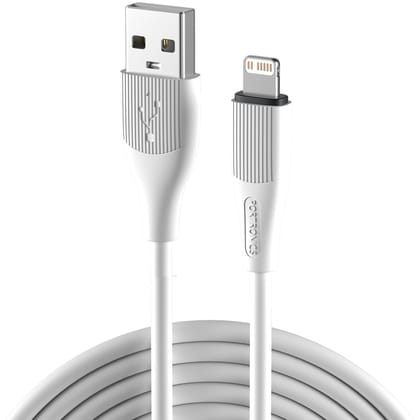 Portronics Silklink 3A USB to Type C Fast Charging Cable for Type C Smartphone and Devices, Premium Silicon Cable, 1M