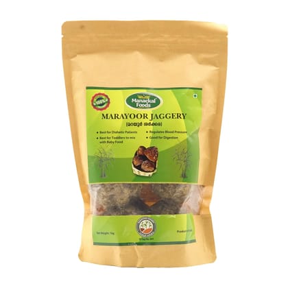 Marayur Jaggery | GI Tagged Natural & Pure Cane Jaggery | Traditional Sweetener | Chemical-Free & Preservative-Free | 1kg