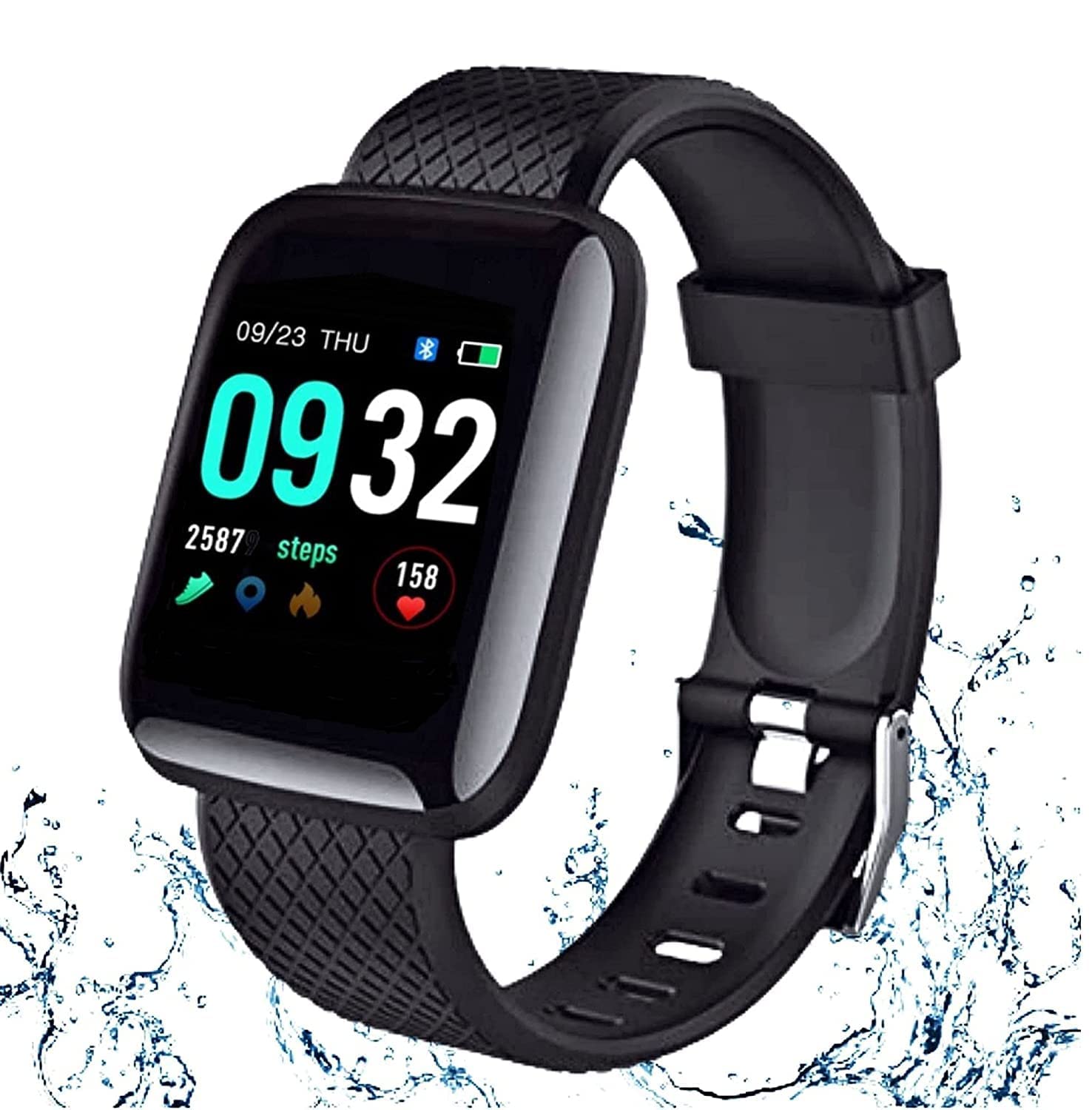 Smart Watch with Bluetooth Connectivity, IP67 Water Resistant Fitness Watch
