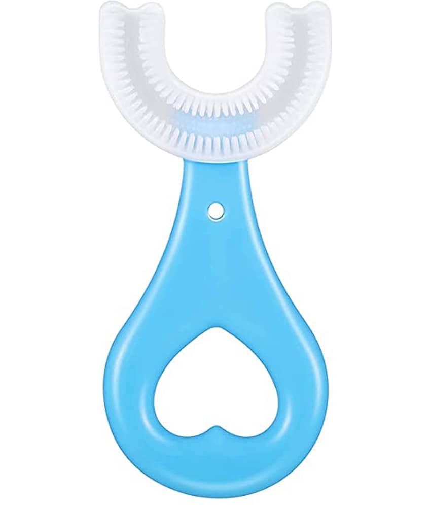 KRISHTAL TRADING Multi-Colour Silicone Baby Toothbrush ( 1 pcs )