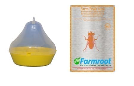 FARM MAXPLUS TRAP WITH FRUIT LURE  - PACK OF 5