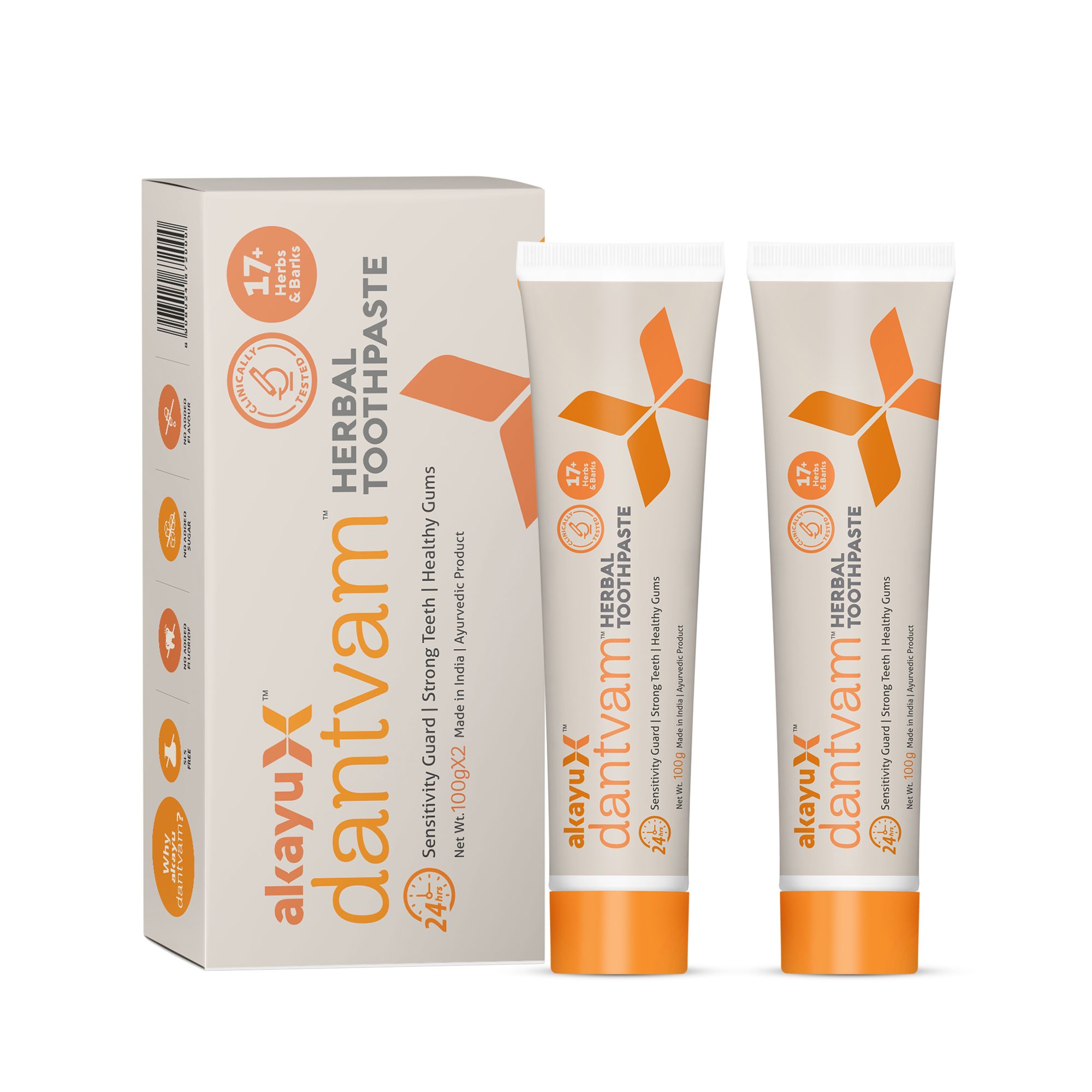 Akayu Dantvam Toothpaste – Herbal Tooth Care for Strong Gums
