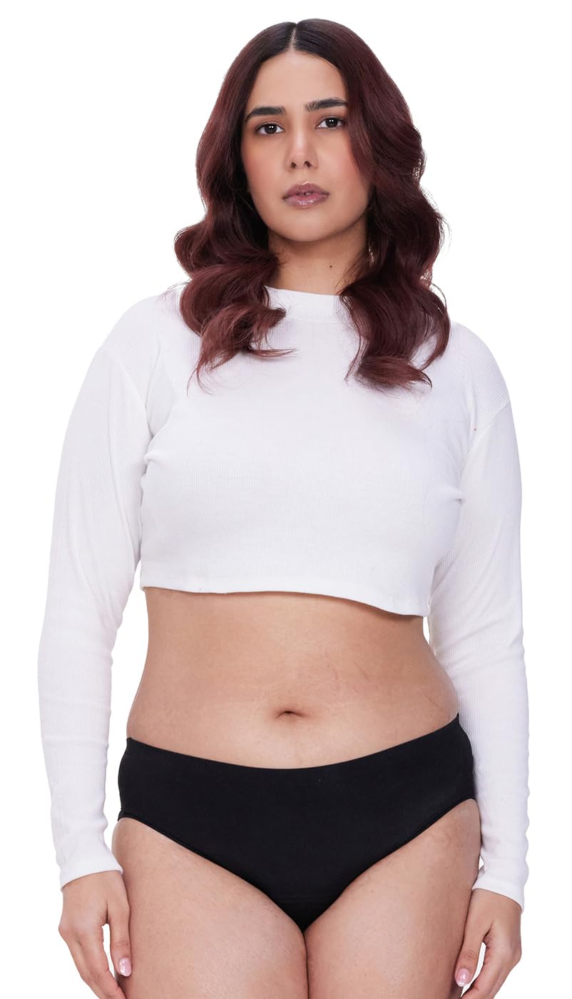 Be Me Seamless Period Panties|Black|Pack of 1|Strong Leak Protection, Durable Design|Oeko TEX, FDA Approved|Holds More Than 3 XL Pads