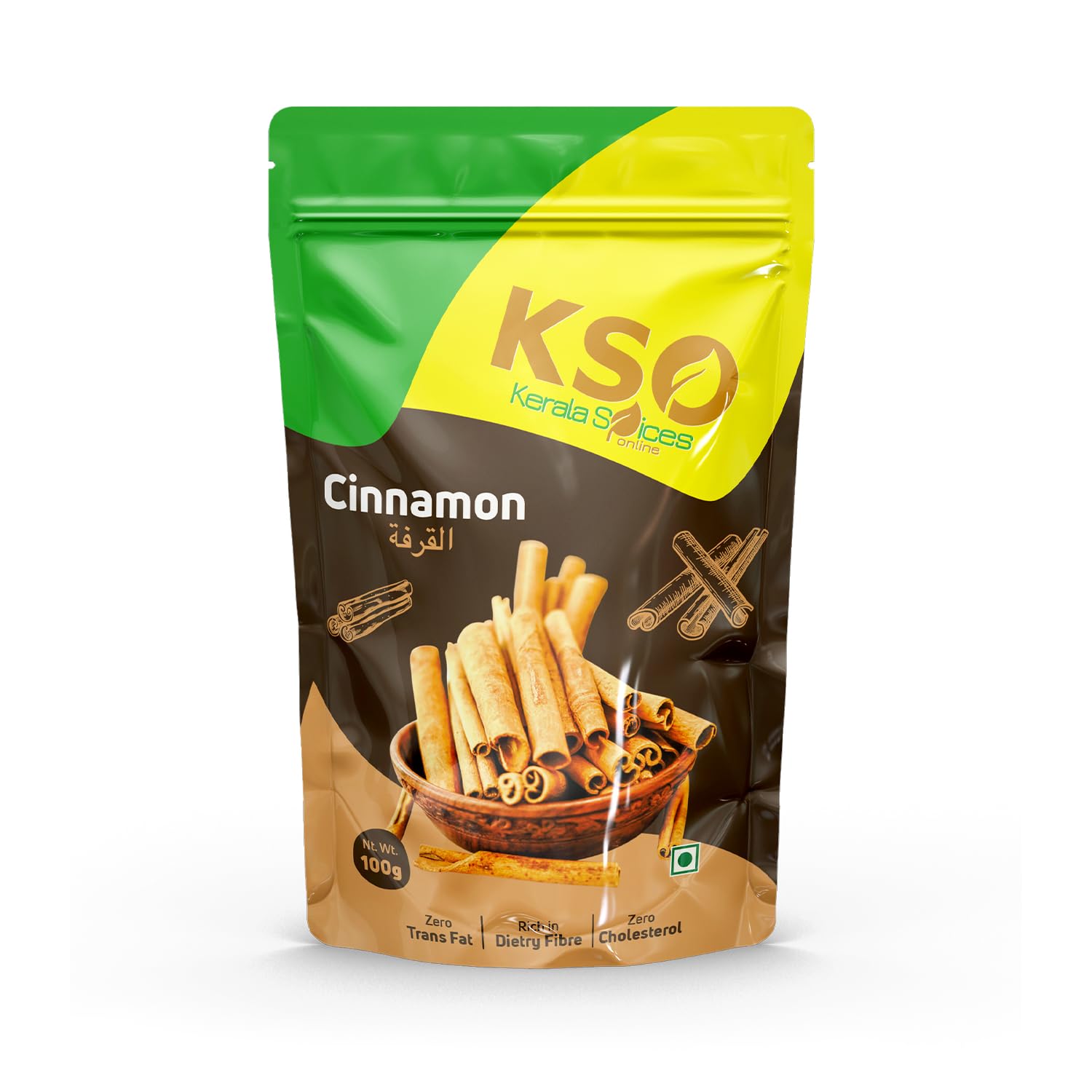 Keralaspicesonline Ceylon Cinnamon 100gm Finest Dalchini Stick Whole Spices
