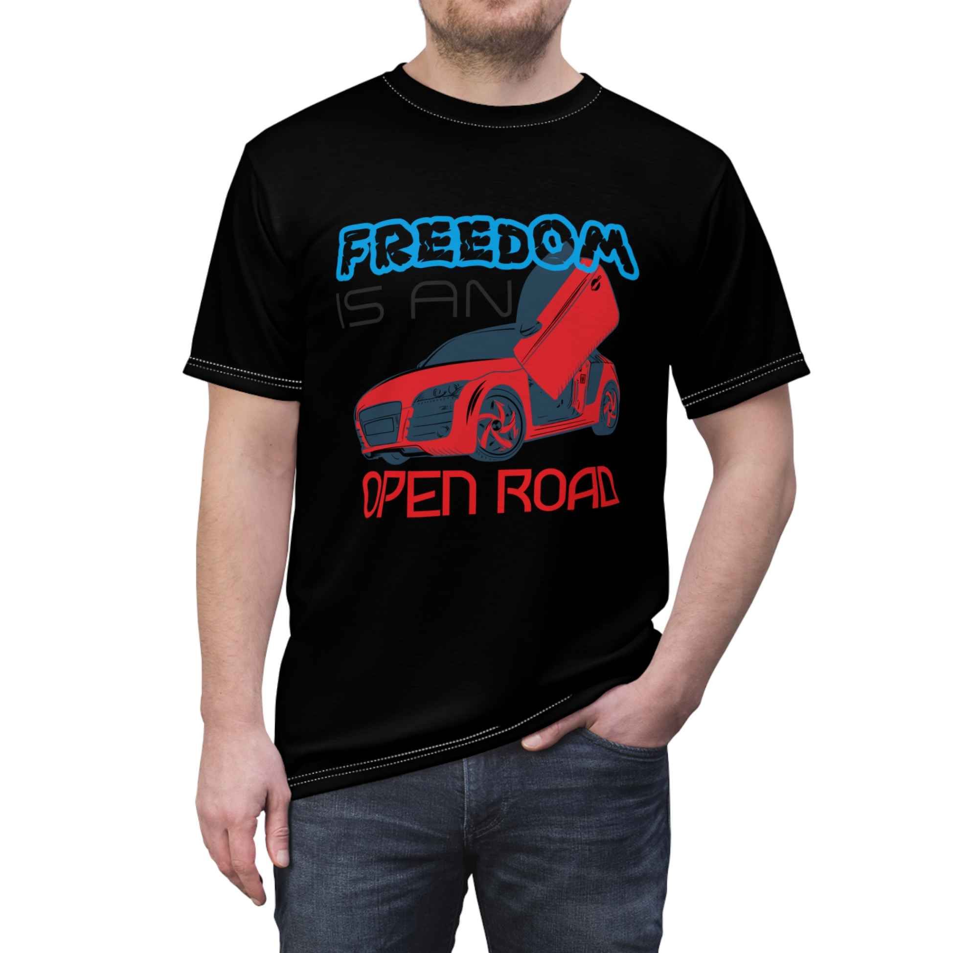 Premium Cotton T-Shirts with Bold Graphic DTF Prints (Color-Black, Size-M)