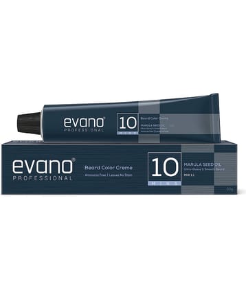 EVANO Professional Beard Colour for Men Darkest Brown 50g, Ammonia Free Beard Color, 100% Grey Coverage in 10 Minutes