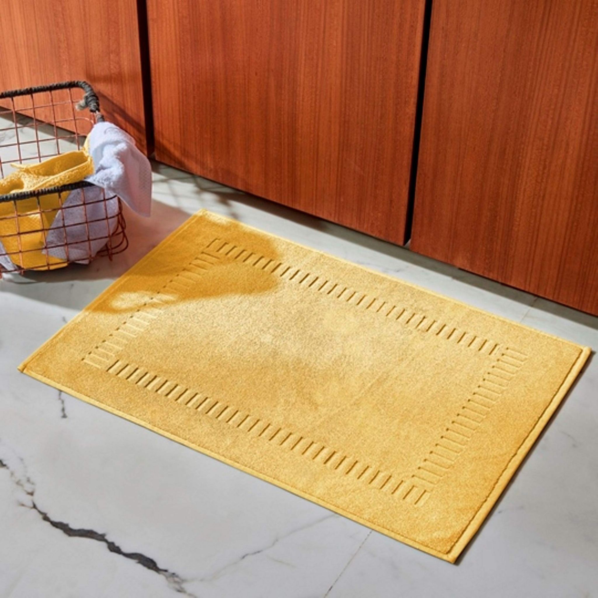 DDECOR - 550GSM Limon Bath Mat Yellow