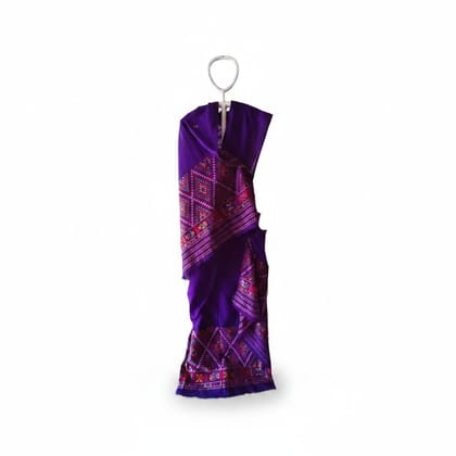 Purple Traditional Border Saree