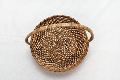Handmade Round Cane Basket Handmade Round Cane Basket