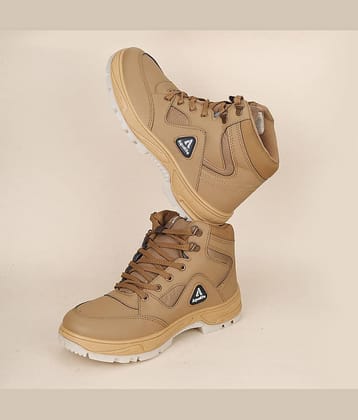 Aqualite Tan Men's Hiking & Trekking Boots