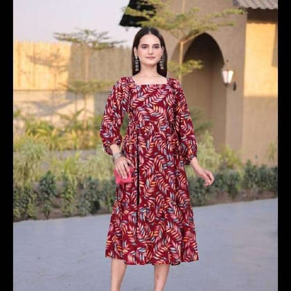 Georgette Long Maxi Dress Party Wear