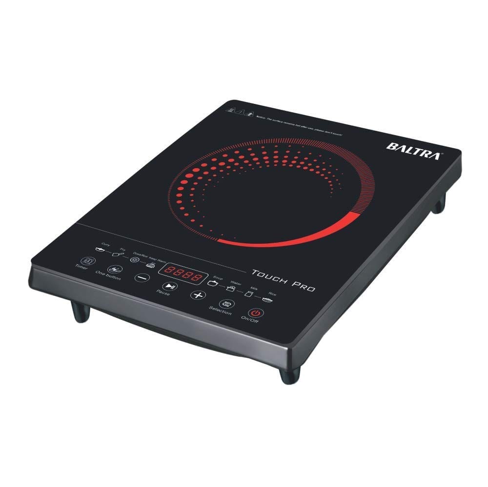 BALTRA Touch Pro Induction Cooktop Touch Panel 1800 Watt(Only Induction Utensils used)