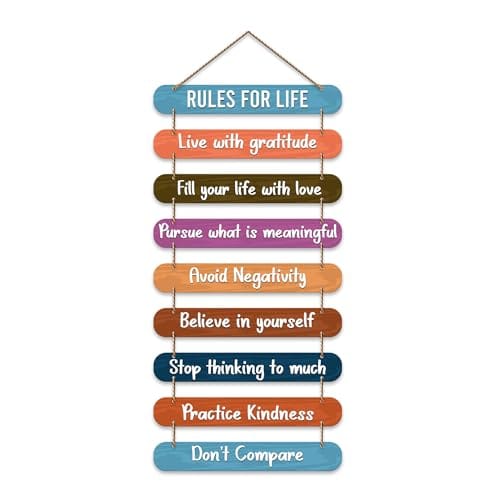 Hanging Wooden Art | Quotes Decor Item | Wall Accent | Office Decoration Item | Inspirational Quotes Wall Art |
