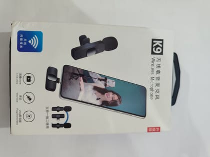 Standard Name: K9 Wireless Lavalier Microphone for Android & iPhone - Plug & Play Lapel Mic