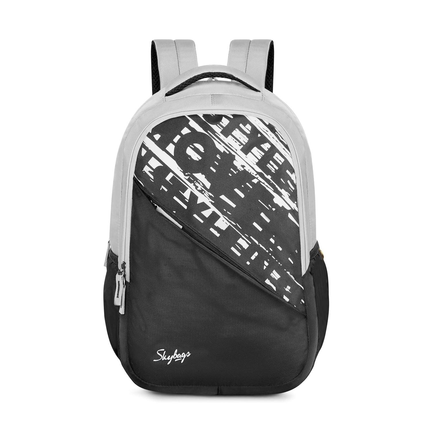 Fuse Plus 22 Liters Backpack with 17 Inch Laptop Compartment for Men & Women, Side Bottole Pocket, Organiser with Key Chain Holder, Padded Back & Shoulder Strap (Grey)