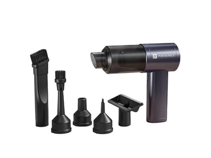 Portronics Mopcop Pro 2-in-1 Vacuum Cleaner & Air Blower, 10000Pa Powerful Suction, Handheld Cordless Design, Rechargeable Battery, Brushless DC Motor, Low Noise, for Car, Home, Appliances Cleaning Portronics Mopcop Pro 2-in-1 Vacuum Cleaner & Air Blower, 10000Pa Powerful Suction, Handheld Cordless Design, Rechargeable Battery, Brushless DC Motor, Low Noise, for Car, Home, Appliances Cleaning