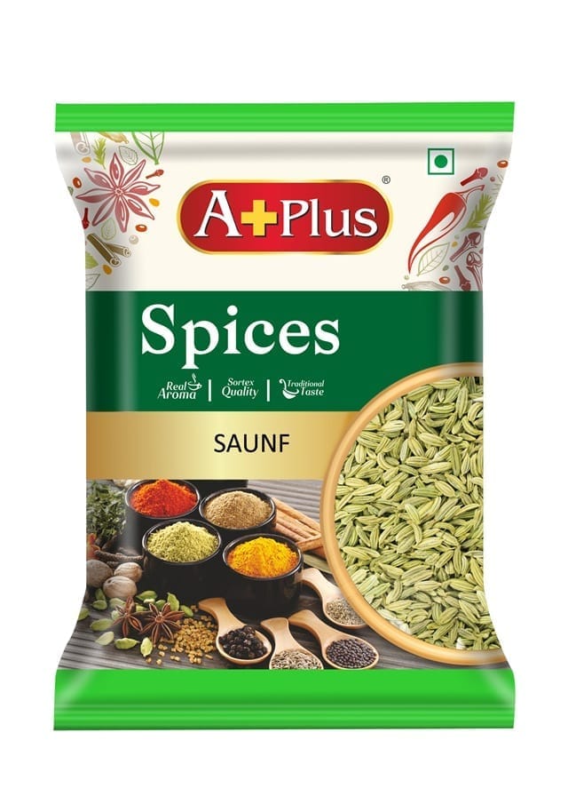 Aplus Saunf Sabut Fennel Seed 100gm(pouch)
