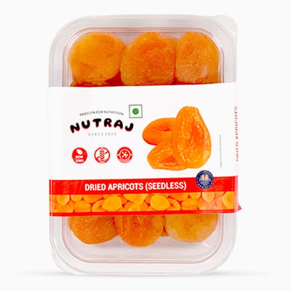 Nutraj Dried Apricot (Seedless) 200g Tray