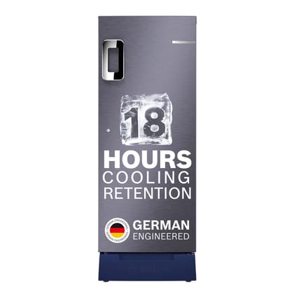 Bosch 226 L, 3 star, Direct-Cool Single Door Refrigerator | 18 Hrs Cooling Retention | 2.5X Faster Cooling | Spacious Multi Box | Delicate Crisper for Soft Veggies (2026 model, CST22U13AI, Dark Lake) Bosch 226 L, 3 star, Direct-Cool Single Door Refrigera