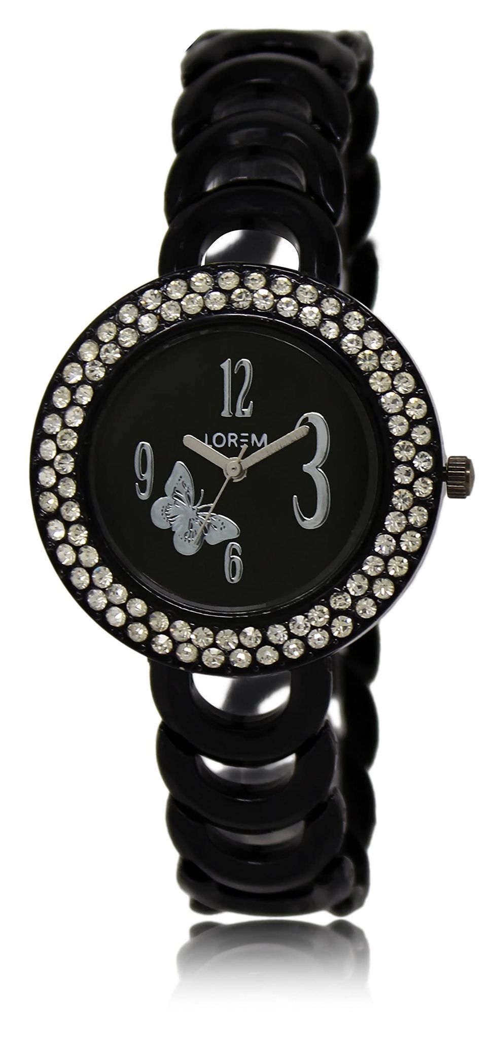 LOREM Butterfly Analog Watch for Women-UF