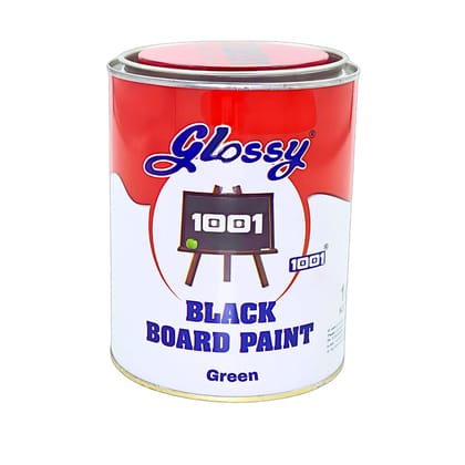 1001 ChalkBoard Paint | Dead Matt Finish | Ideal For School, College, ClassRoom, kids Room | Lead Free | Writable/Erasable (Green 500 ML)