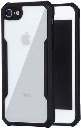 PLUGTECH Slim Shockproof Case | Matte Black Soft | Drop Protection | Precise Cutouts | Premium Mobile Cover for Apple iPhone 6