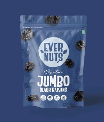 Jumbo Black Raisins (Seedless)Sweet and juicy jumbo black seedless raisins, perfect for healthy snacking, desserts, and everyday nutrition.