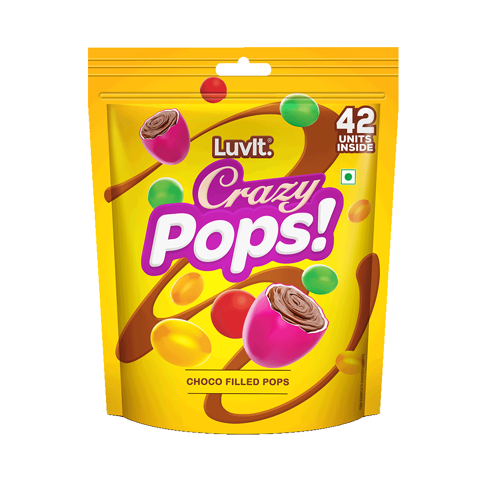 LuvIt Crazypops || 45 Pieces || 381.15 Grams