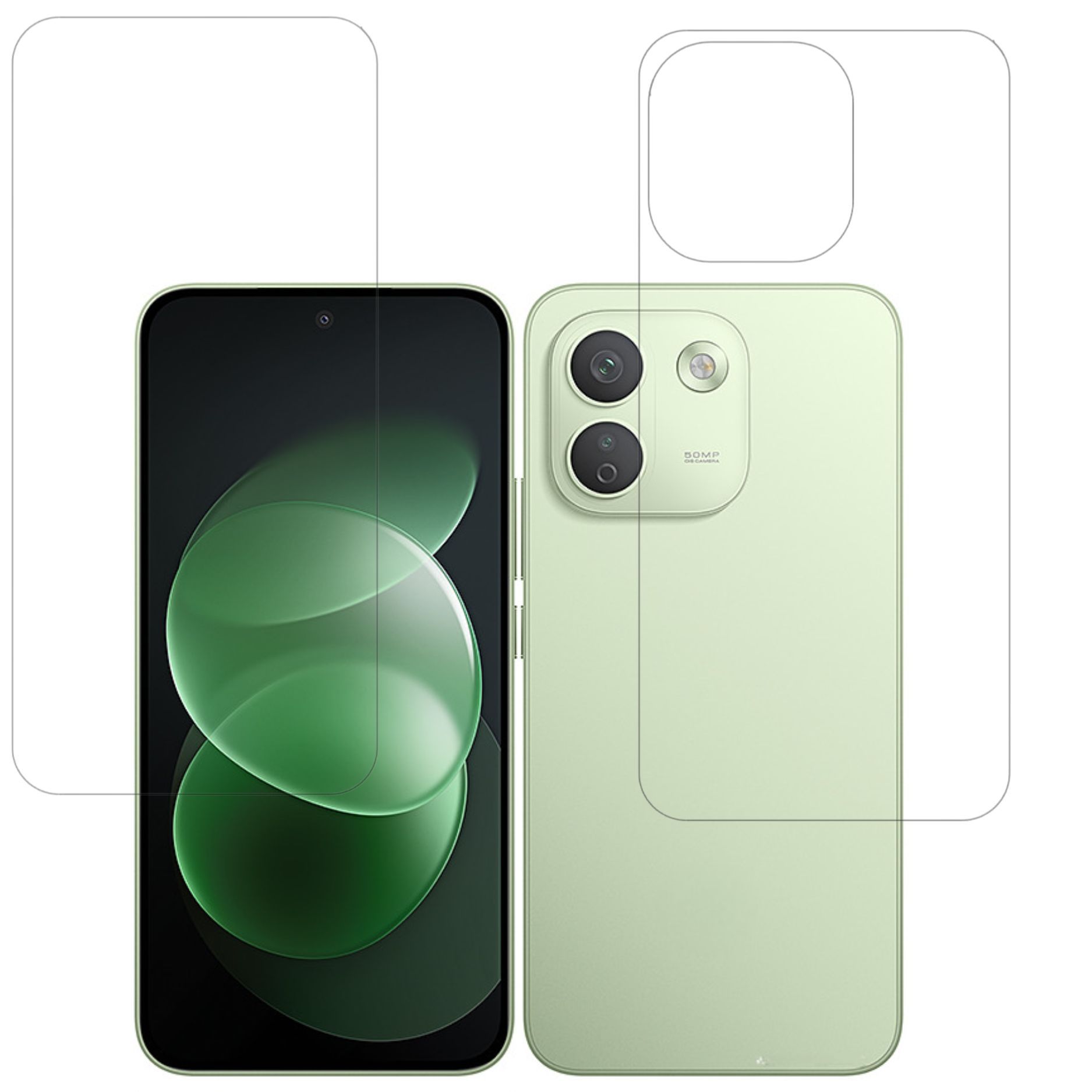 ISAAK Front and Back Screen Protector Compatible with Redmi Note 17 Pro Max 5G (COMBO PACK)