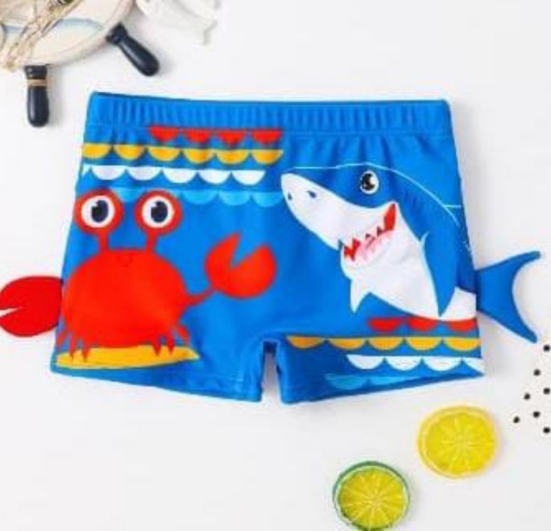 Esmi- *Crab Shark -Swimming Shorts* ( blue ribbon )