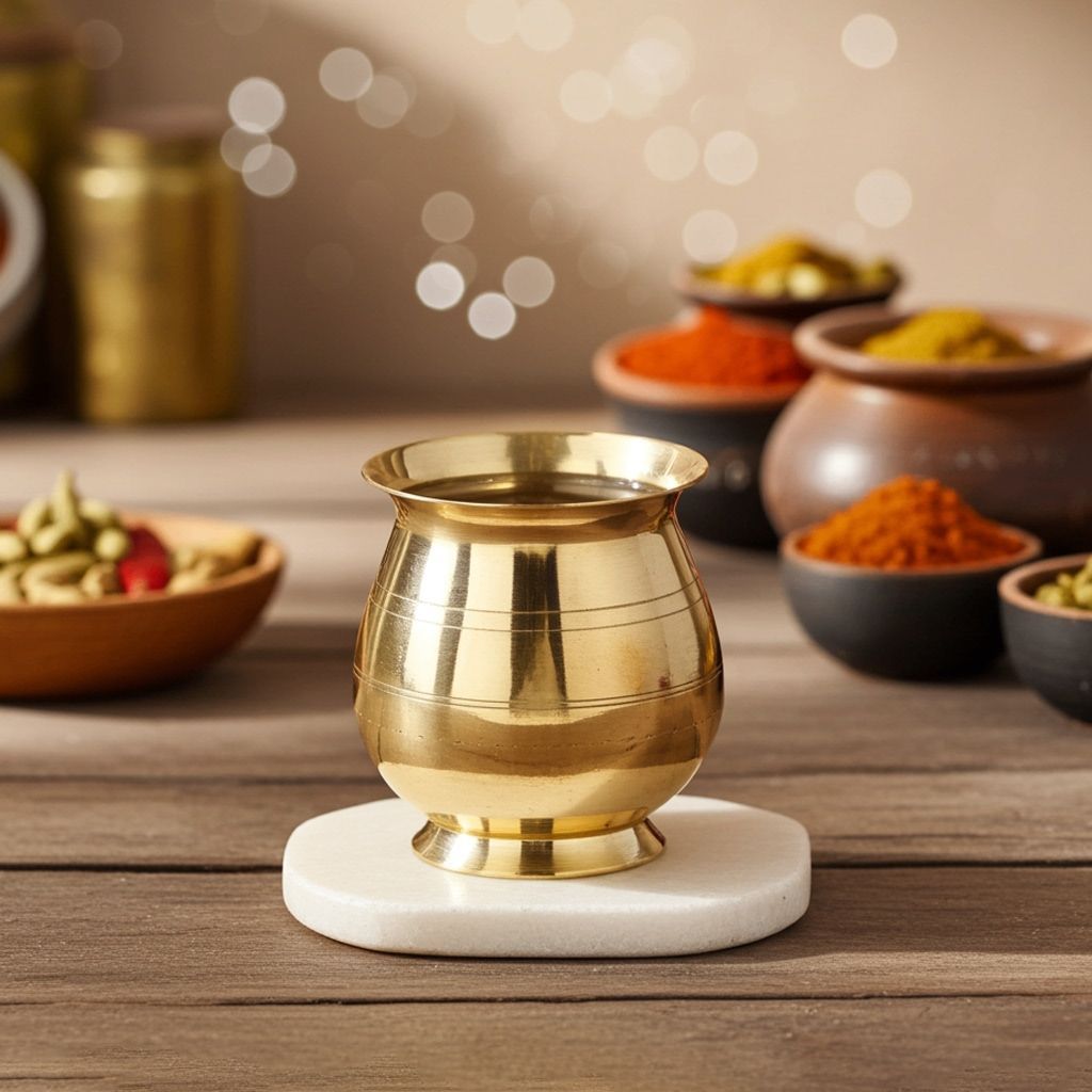 Brass Balam Lota No. 3 , 360 ML (ZMAS227 E)