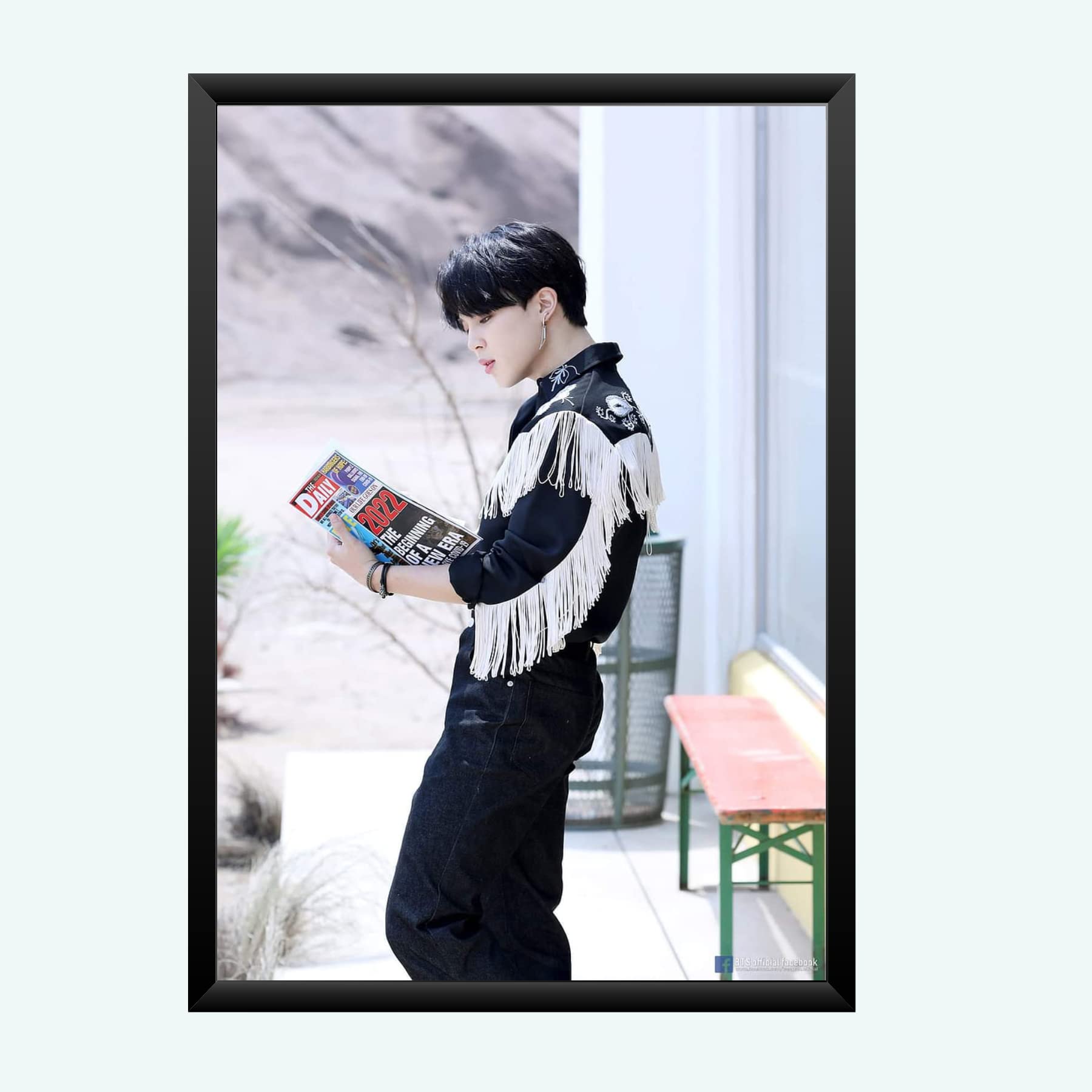 Nokkes Bts Army Bangtan Boy V suga J-Hope Jungkook Jin Jimin Rm 8X12 Inch Size Photo Frame Photo Home Office_bts4_22