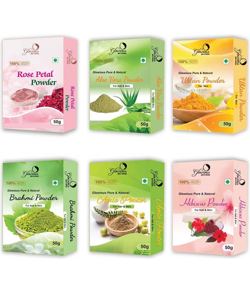 glowious - Skin Toning Face Pack for Normal Skin ( Pack of 6 )