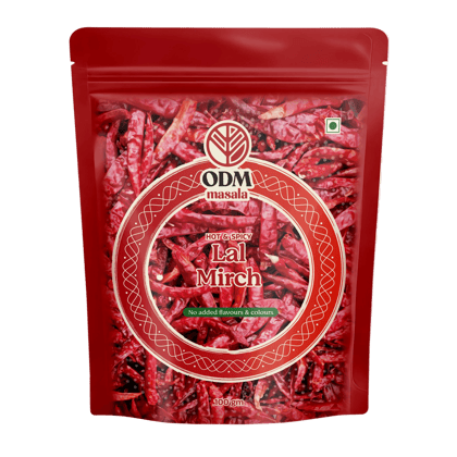 ODM Masala Whole Red Chilli (Sabut Lal Mirch) - Sun-Dried