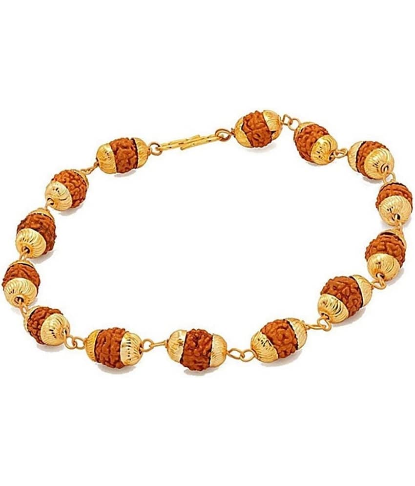 BHARDWAJ RETAILS - Religious Jewellery Rudraksha Bracelete 1 Piece ( Pack of 1 )