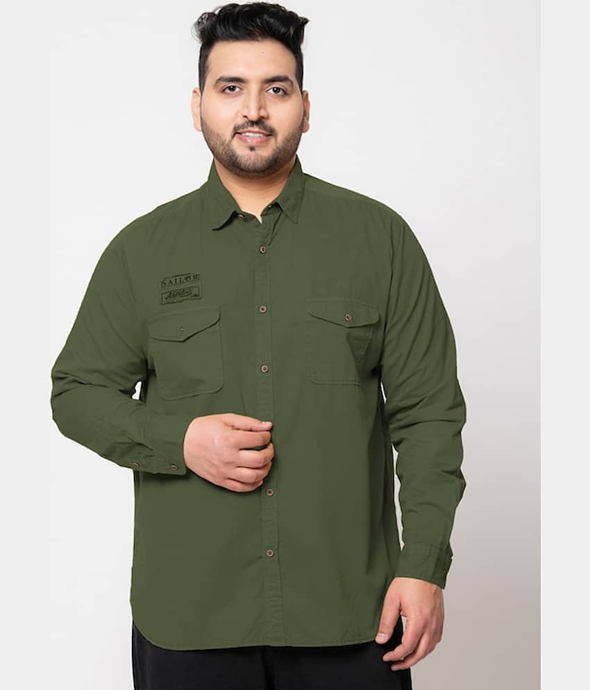 IVOC Plus Classic Regular Fit Pure Cotton Casual Shirt