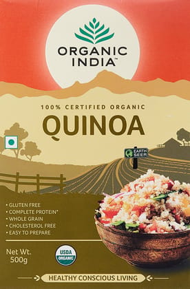 Organic India Quinoa Nutritious Food - 500 grams (Pack of 4) Organic India Quinoa Nutritious Food - 500 grams (Pack of 4)
