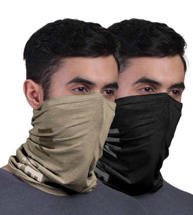 FREECULTR Unisex Bamboo Bandana, Anti Microbial Super Soft & Comfort Fit, Breathable Multipurpose Headband, Face Mask for Dust Protection and Sun - Printed Pack of 2-Beach Sand,Black FREECULTR Unisex Bamboo Bandana, Anti Microbial Super Soft & Comfort Fit, Breathable Multipurpose Headband, Face Mask for Dust Protection and Sun - Printed Pack of 2-Beach Sand,Black