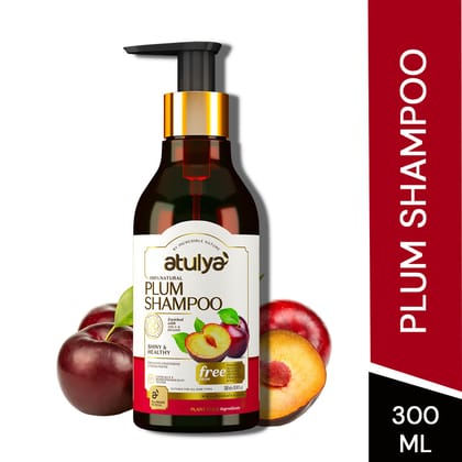 Atulya Plum Shampoo for Shiny & Healthy Hair - 300ml