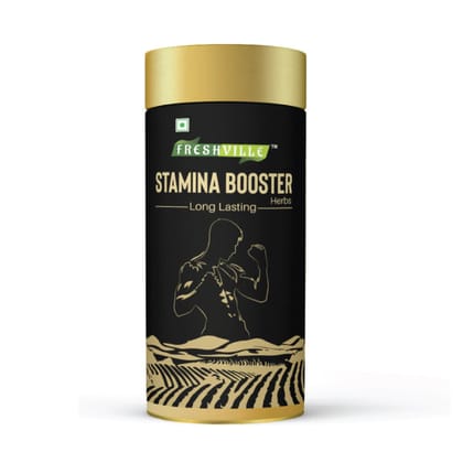 Freshville Stamina Booster Tea 1 Month Pack Boosts Energy and Endurance with Herbs 100gram Freshville Stamina Booster Tea 1 Month Pack Boosts Energy and Endurance with Herbs 100gram