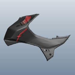 SET TANK COVER L SIDE(MAT BLACK) - Xtreme 160 - 17560ABZH00ZS