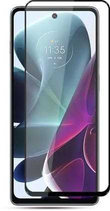 PLUGTECH Advanced Tempered Glass With Anti-Explosion 9H Hardness Edge-To-Edge Coverage Screen Guard for MOTOROLA E32