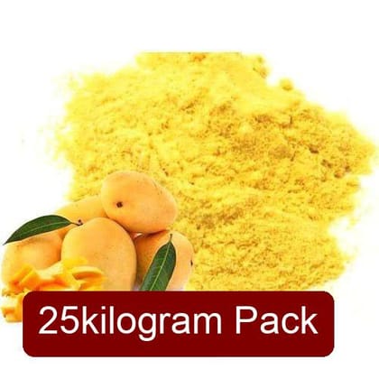Alphonso Mango Fruit Powder (25kg) | Spray Dried Instant Soluble | King of Mangoes Flavor