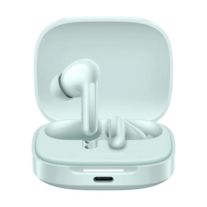 Redmi Buds 6, Dual Driver TWS in Ear Earbuds, 49dB Hybrid Active Noise Cancellation, Spatial Audio, Dual Device Connection, Quad Mic AI ENC, 42 Hrs Playtime, Custom EQ, Wireless Earbuds (Green) Redmi Buds 6, Dual Driver TWS in Ear Earbuds, 49dB Hybrid Active Noise Cancellation, Spatial Audio, Dual Device Connection, Quad Mic AI ENC, 42 Hrs Playtime, Custom EQ, Wireless Earbuds (Green)