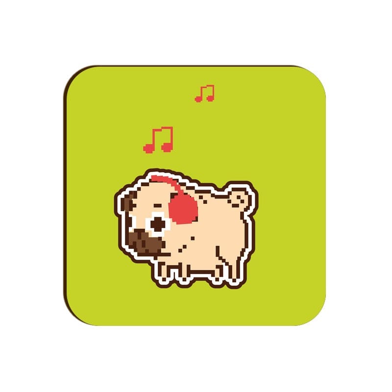 Puggy Baby Square Coaster